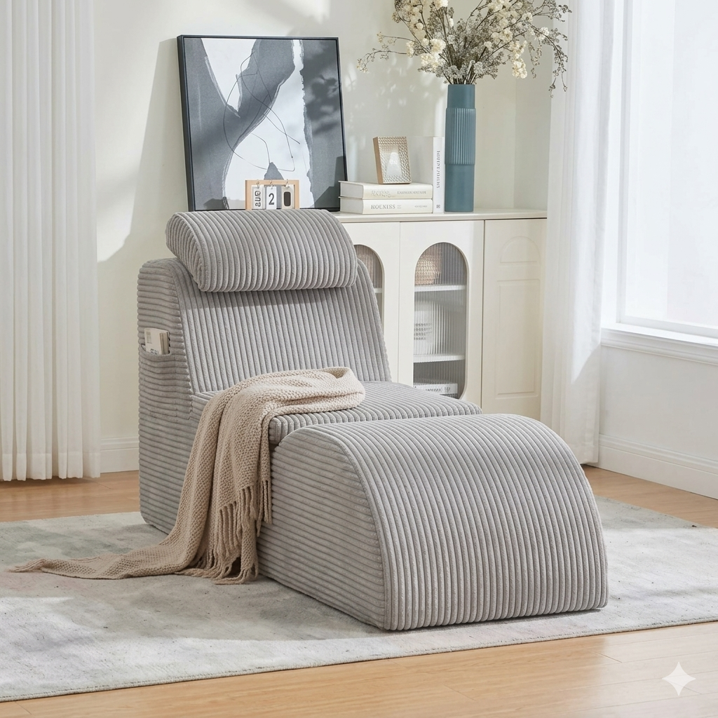 Cloud-Comfort Lounge-Sessel | Premium Cord Edition – Bild 10